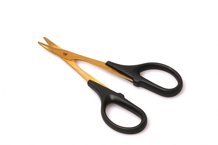 3133 02640245 PR RACING TiNi Coated Stainless Curved Lexan Body Scissors (1)