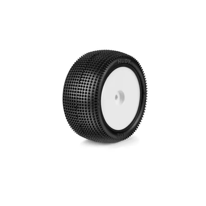 0975 H856102-M HUDY 1/10 OFF-ROAD PRE-GLUED TIRE 2WD/4WD REAR CARPET - 102 - MEDIUM (2)