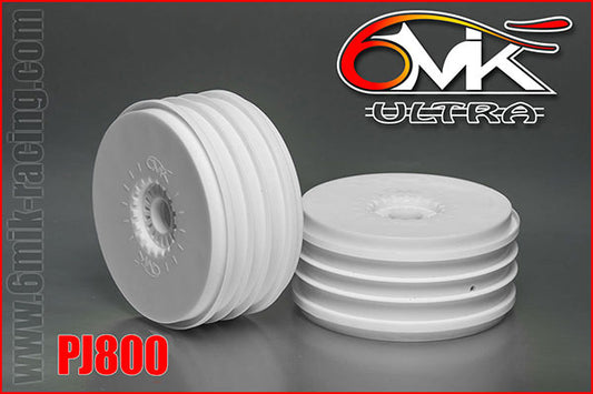 2815	PJ810	Jantes 1/8 6MIK MEGA 2025 Blanches (la paire)