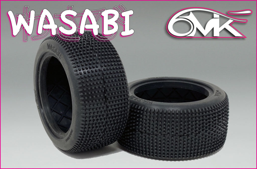 2834 T112P Pneus "WASABI" Arr - gomme «Purple» (la paire)