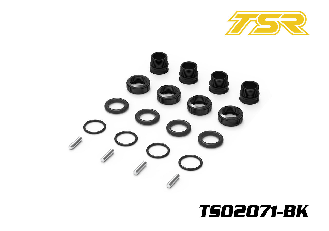 2958 TS02071-BK TS02071-BK, Aluminium Body Height Adjuster- Black