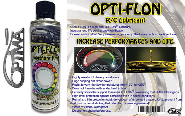 3755 PO20 Aérosol spécial roulements et engrenages OPTIFLON (250 ml)