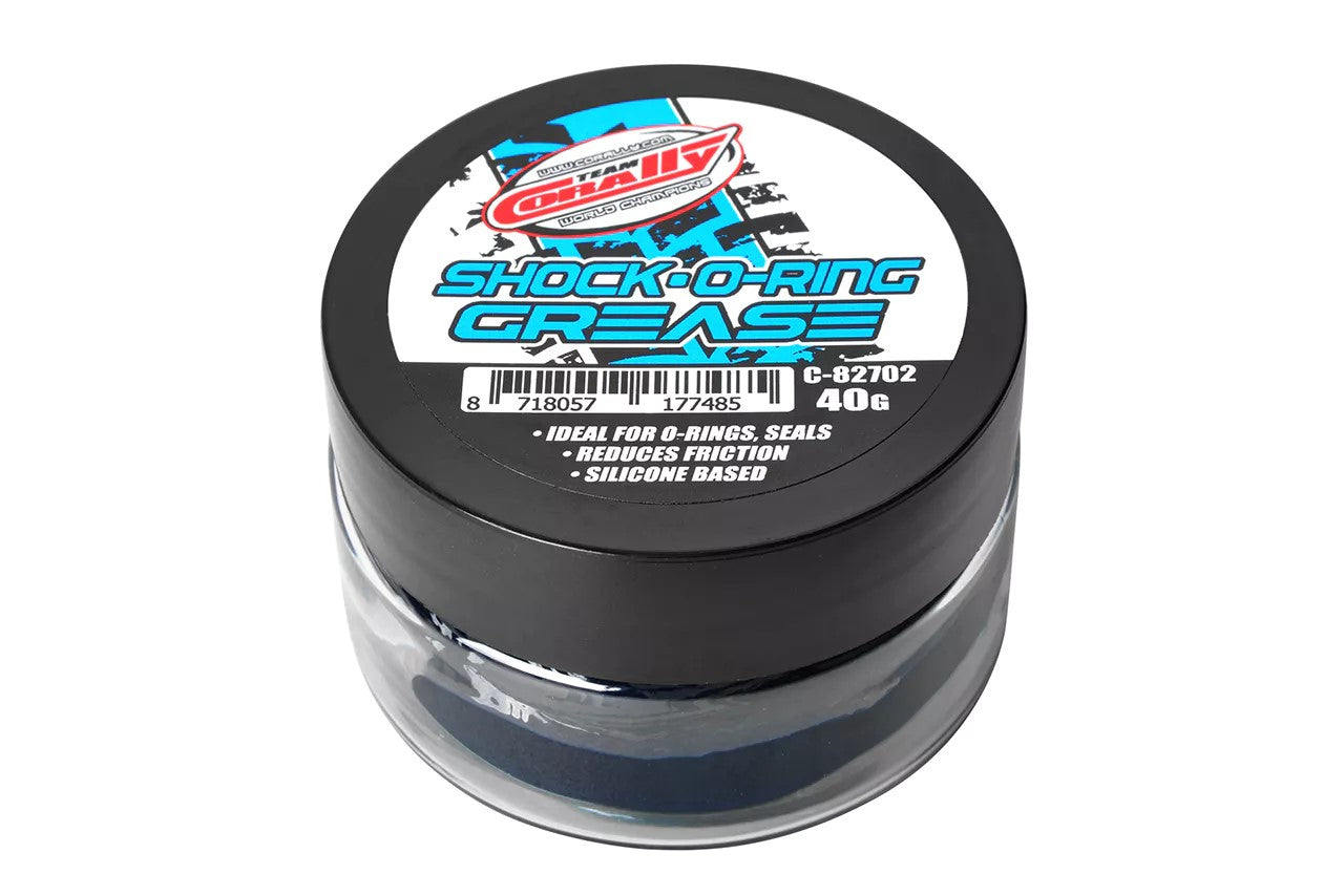 3775 C-82702 Team Corally - Blue Grease 40gr - Ideal for o-rings, seals.