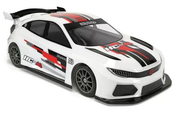 3801 BD-FWD-HCM BittyDesign - HC-M 1/10 M-chassis clear body for 210-225mm wheelbase car