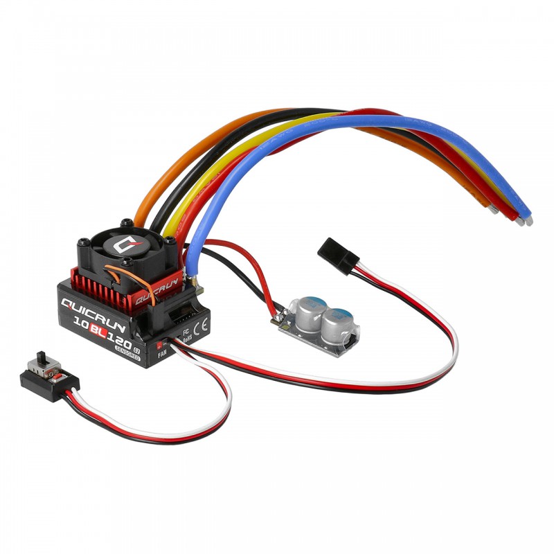 3906 HW30125002 QuicRun 10BL120G2 120A Sensored ESC 2-3s