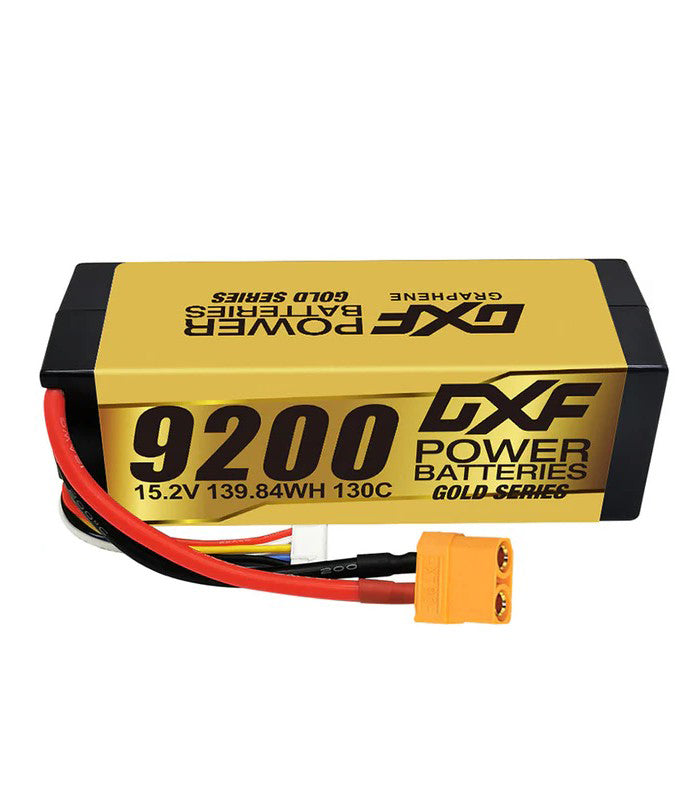 3953 DXF4S9200 DXF 4S1P 9200 130C HARDCASE XT90 GOLD