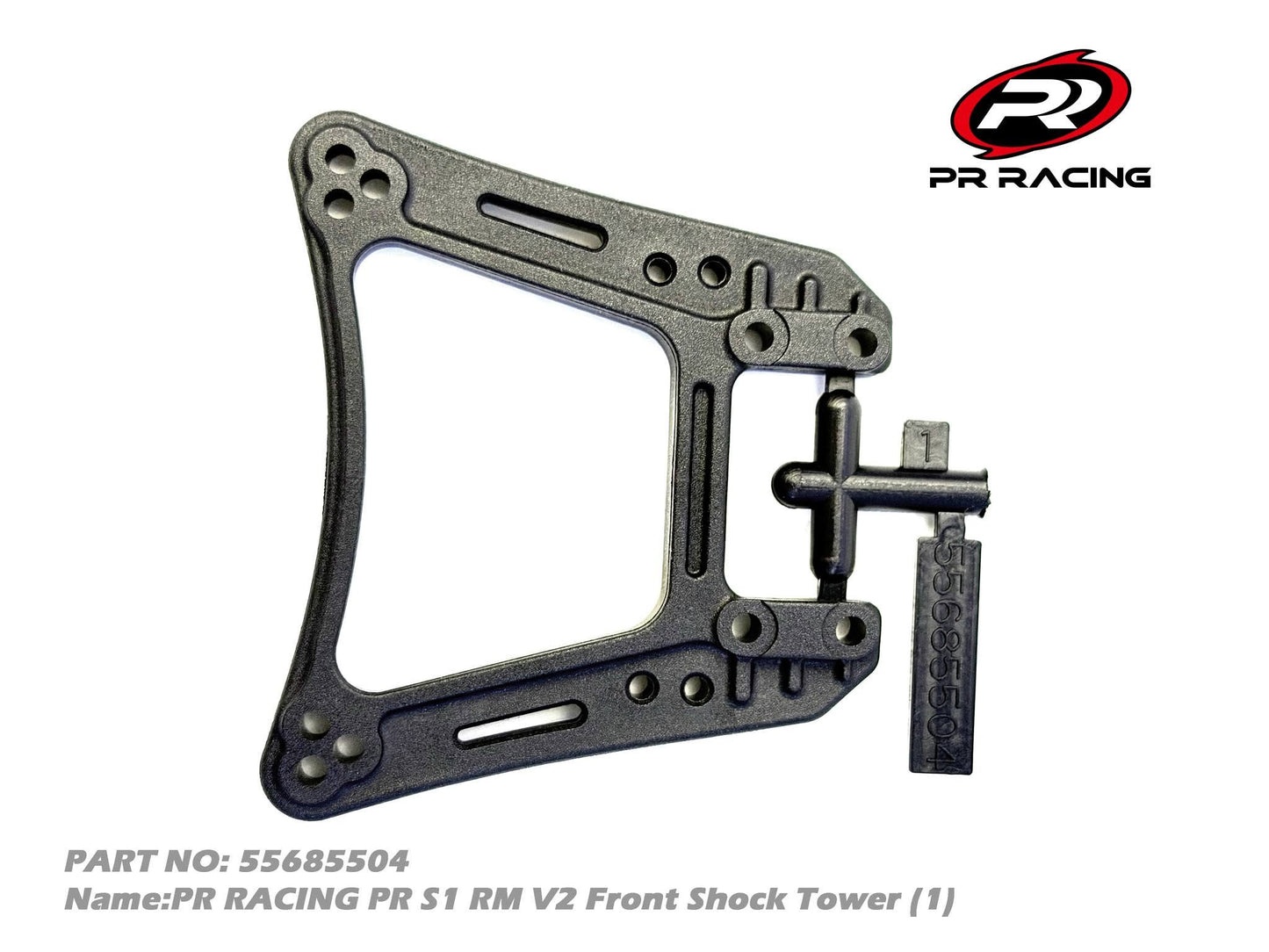3482 55685504 PR RACING PR S1 RM V2 Front Shock Tower (1)