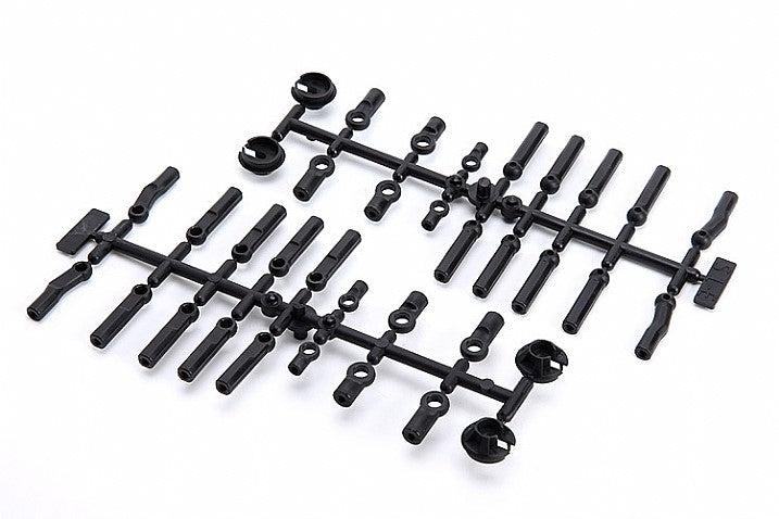 3014 66400066 Black-Shock End & Spring Cup Set & Rod End (2)
