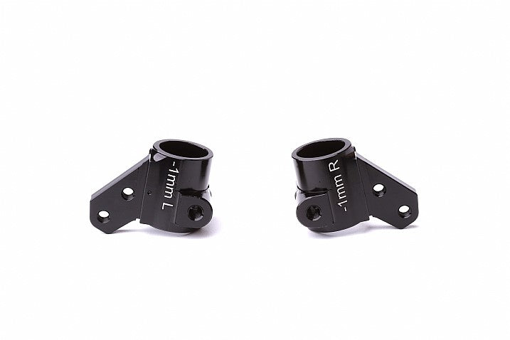 3146 66402230 PR S1 V4 Aluminium Steering Block (-1mm) (1pr)