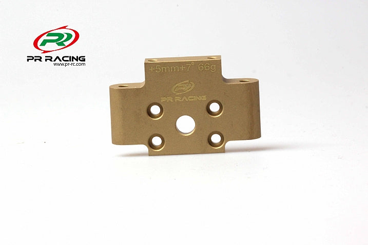 3151 66480536 7 Degree Lower Swing Arm Mount (+5mm) 66g (Brass) (1)