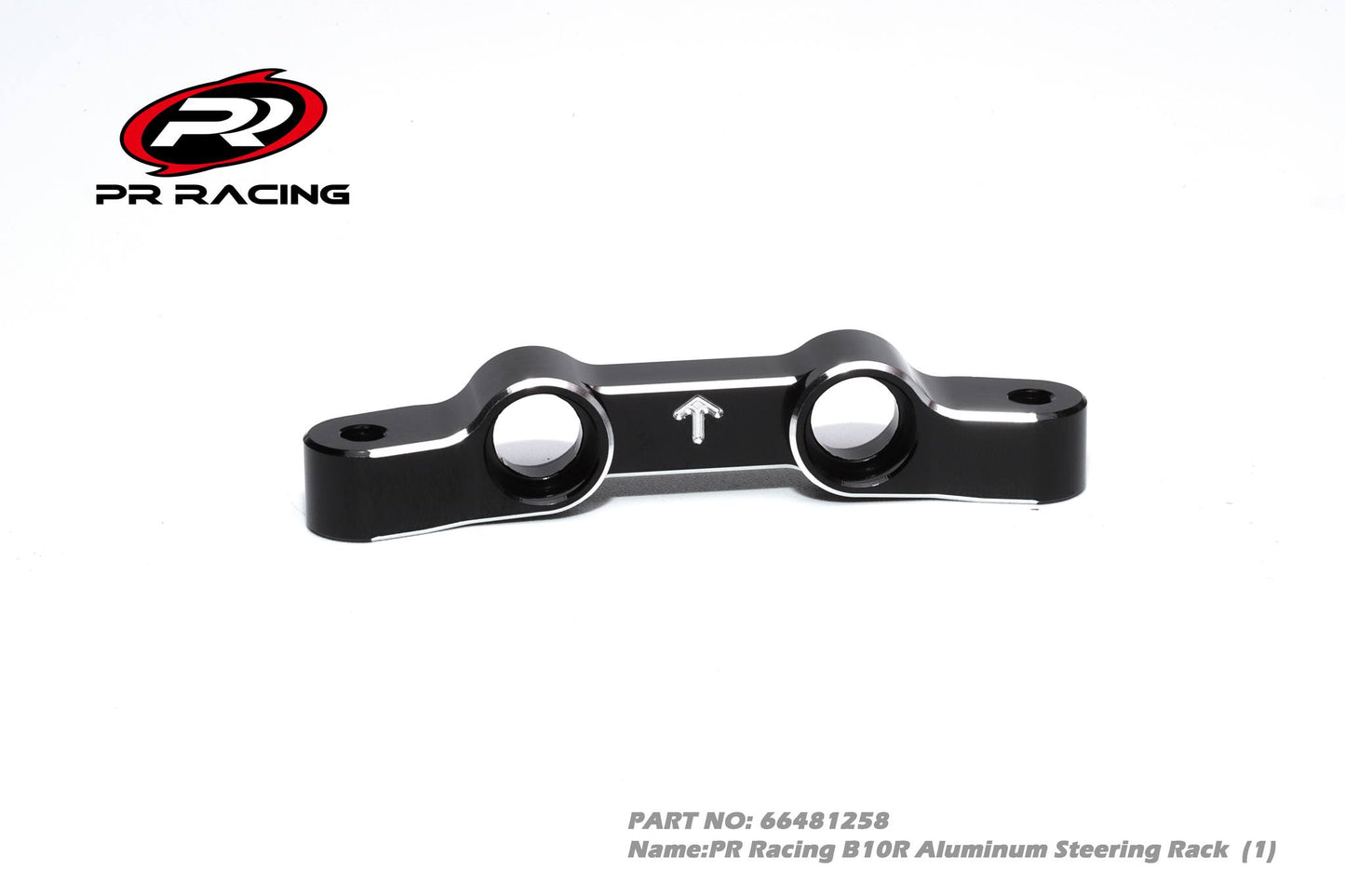 3406 66481258 PR Racing B10R Aluminum Steering Rack (1)