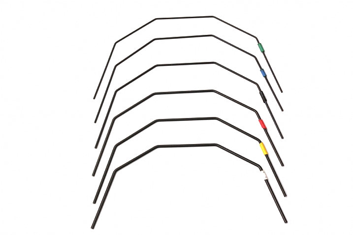3164 66481558 Team PR Racing S1 V4 Rear Sway Bar set (0.8+0.9+1.0+1.2+1.3+1.4mm) (6)