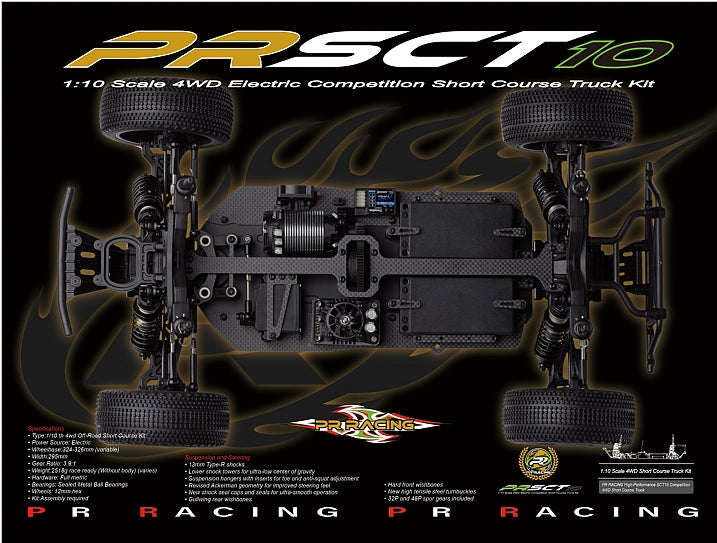 3417 KIT 69000045 KIT PR SCT 10 4WD Short Course Kit (Gear Diff Version)