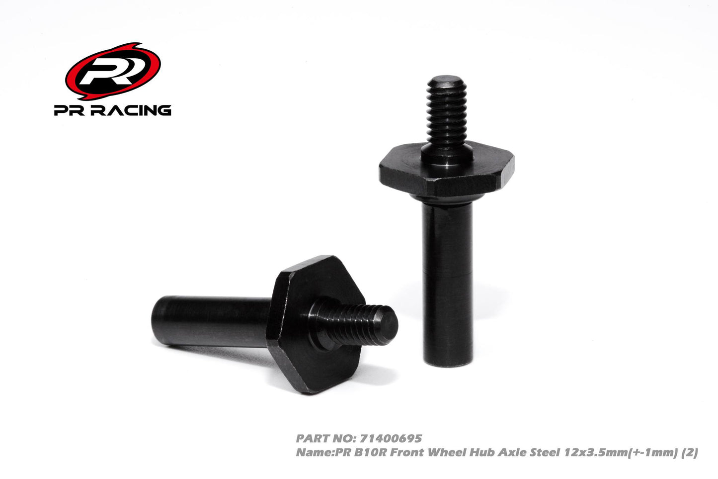 3397 71400695 PR B10R Front Wheel Hub Axle Steel 12x3.5mm(+-1mm) (2)