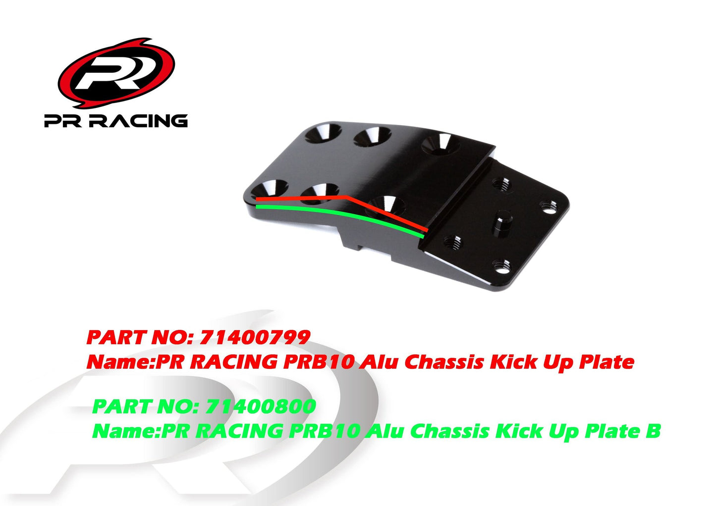 3389 71400800 PRB10 Alu Chassis Kick Up Plate B (1)