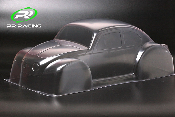 3204 77470026 PR RACING 1/10 RC Body Beetle Baja+Window sticker + sticker (PR VB-10) for Short Course Truck (Clear)