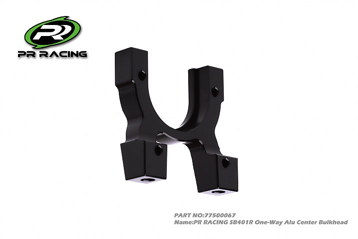 3462 77500067 PR RACING SB401R One-Way Alu Center Bulkhead (1)