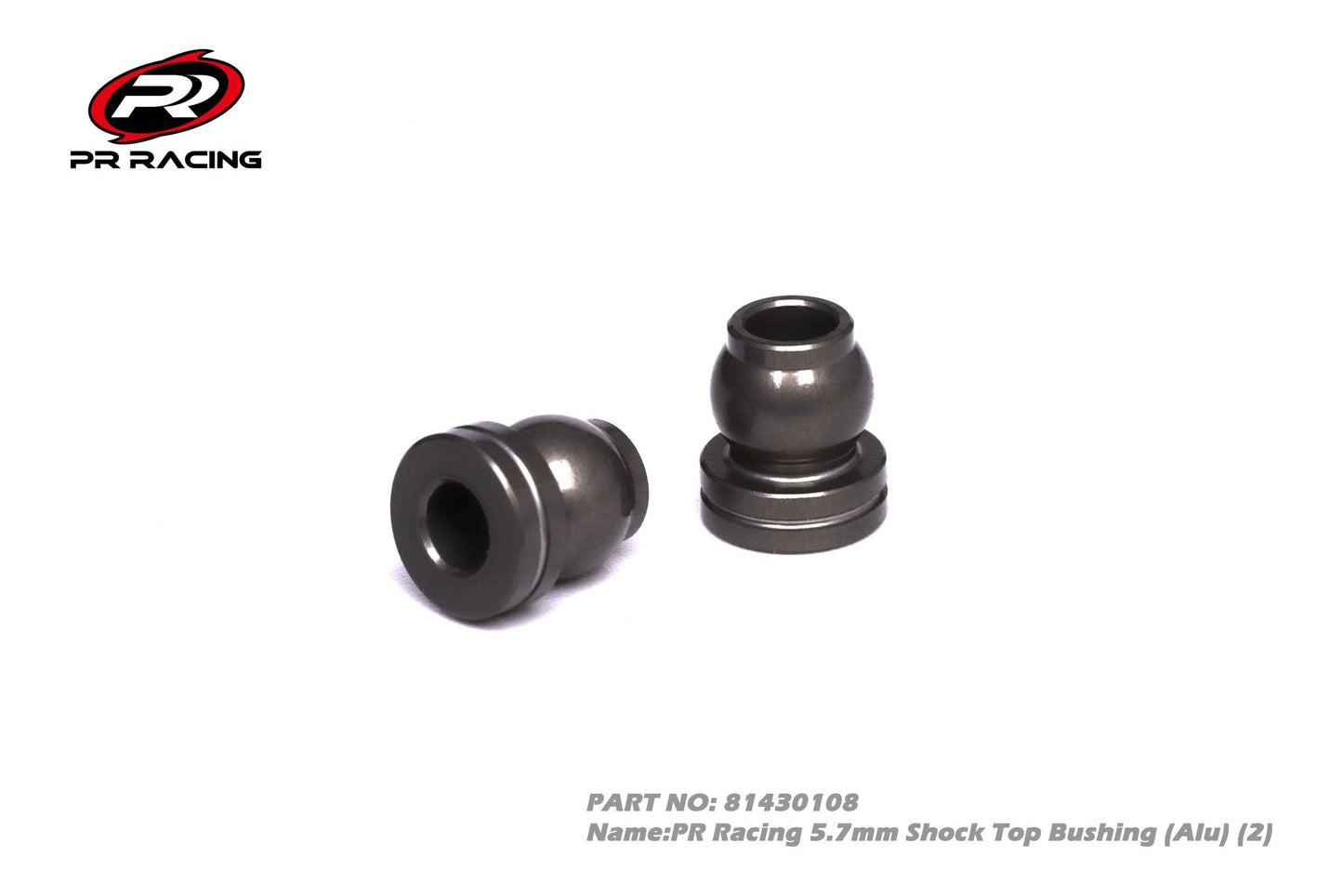 3390 81430108 PR Racing 5,7mm shock Top Bushing (alu) (2)