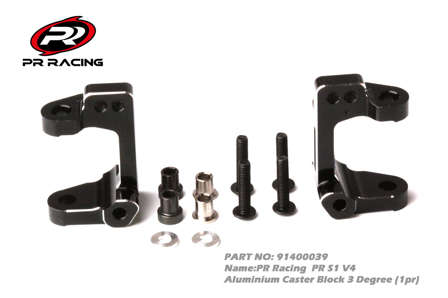 3114 91400039 PR S1 V4 Aluminium Caster Block 3 Degree (1pr)