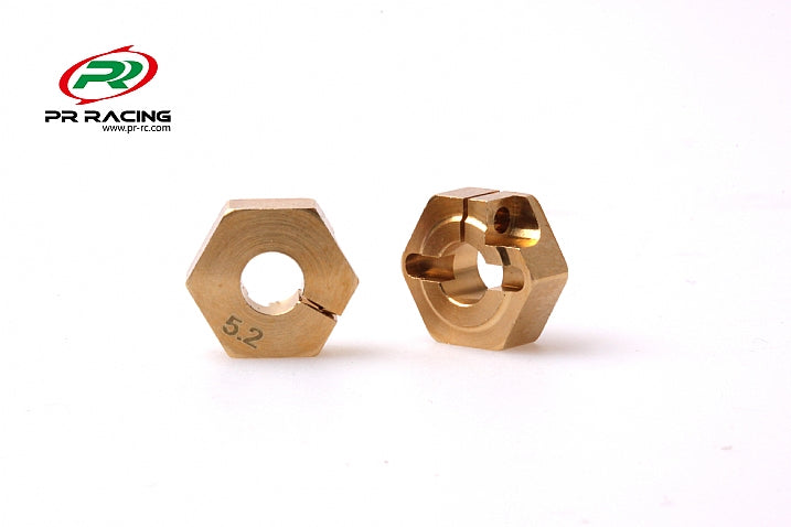 3338 91440020 Brass hex weighs Wheel Hex 12mm x 5.2mm (2)
