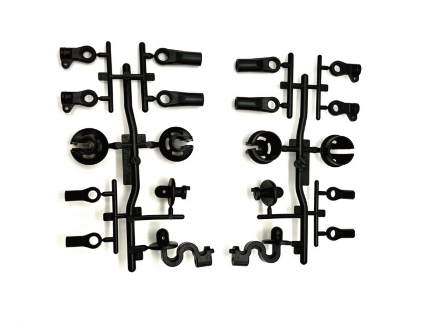 0046 SW228006B SWORKz Shock End(H)/Body Mount/Ball Ends Set (2Set)
