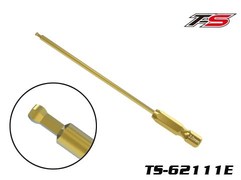 3689 TS-62111E TS-62111E Electric Metric Ball Driver Hex Wrench Tip (2.0 X 100MM)