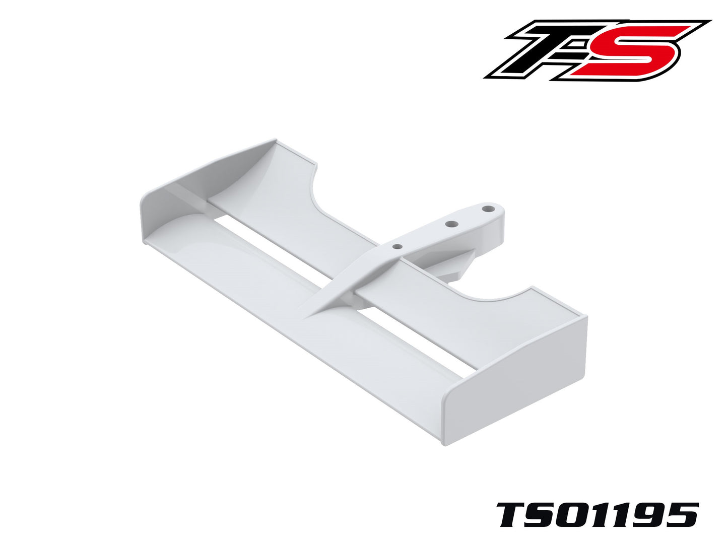 3652 TS01195 F1 Front Wing, White