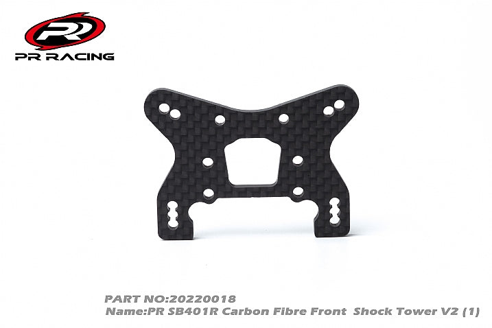3445	20220018	20220018-PR SB401R Carbon Fibre Front  Shock Tower V2