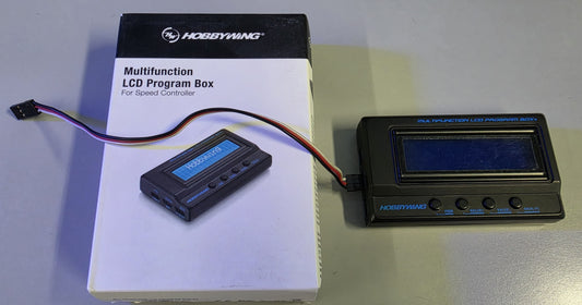 USED Multifunction LCD Program Box V2 Hobbywing 30502001