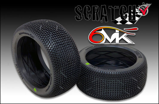 2811	T17922	Pneus "Scratch" - gomme 9/22° (la paire)
