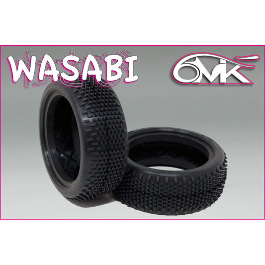 2833	T111P	Pneus "WASABI" Avt - gomme «Purple» (la paire)