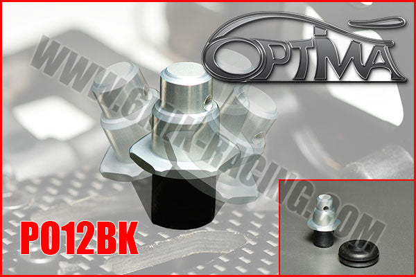 2850	PO12BK	Support de carrosserie avant sur Silent-Bloc - Noir