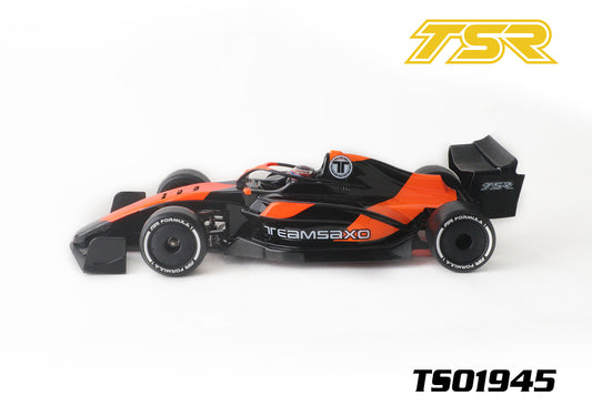 2990	TS01945	1/10 New F1 Body Shell W/Helmet, Halo and Mirrors.