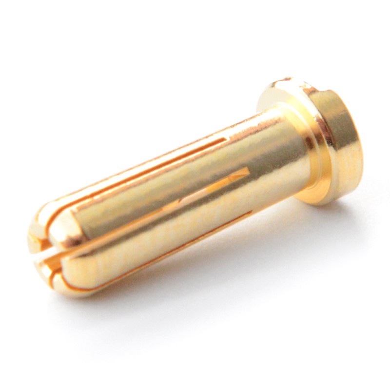 3735	BEEC2038M 	Connecteur : prise 5.0mm gold Bullet plated Mâle (à l'unité)