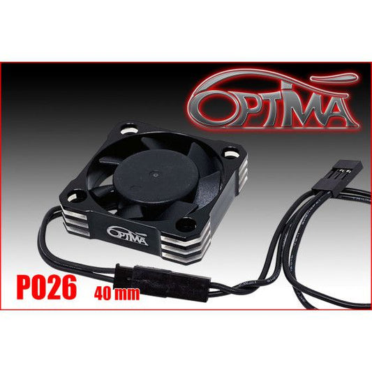 3819	PO26	Ventilateur haute vitesse OPTIMA 40mm - noir