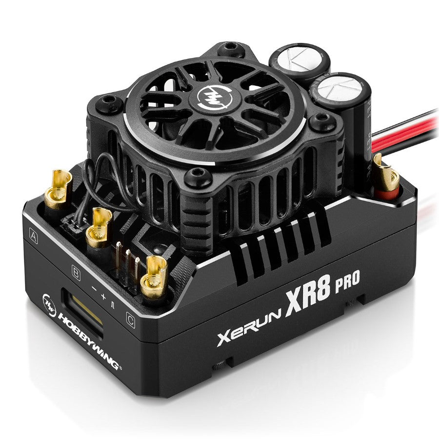 3839	HW30113400 	Xerun XR8 Pro G3 Brushless ESC 200A, 2-4s LiPo, BEC 6A