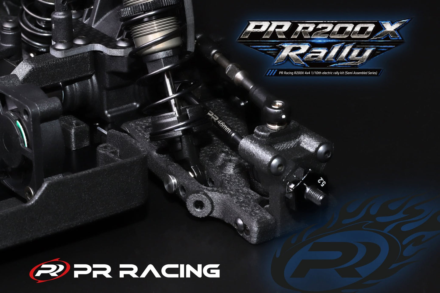 PRE ORDER 0500	55335022	PR Racing R200X 4x4 1/10th electric rally (Semi Assembled Series) (1)