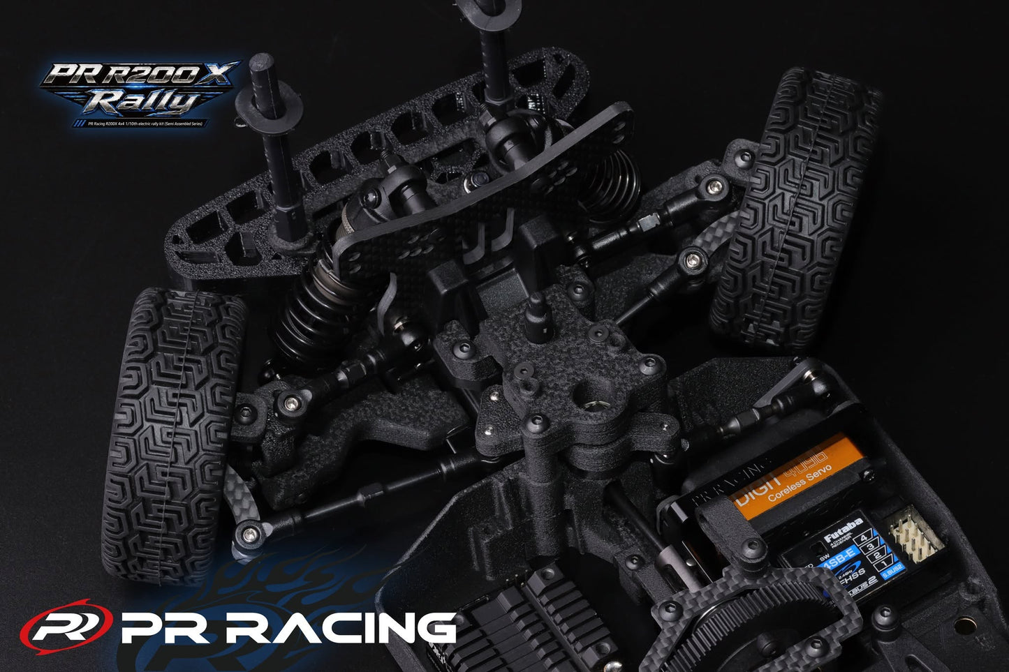 PRE ORDER 0500	55335022	PR Racing R200X 4x4 1/10th electric rally (Semi Assembled Series) (1)