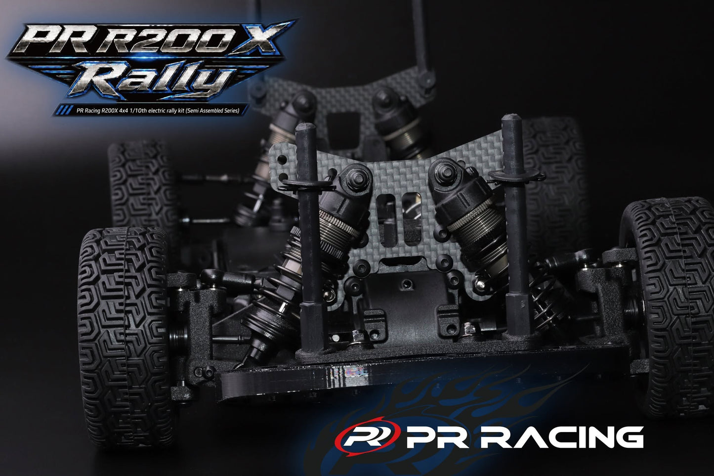 PRE ORDER 0500	55335022	PR Racing R200X 4x4 1/10th electric rally (Semi Assembled Series) (1)