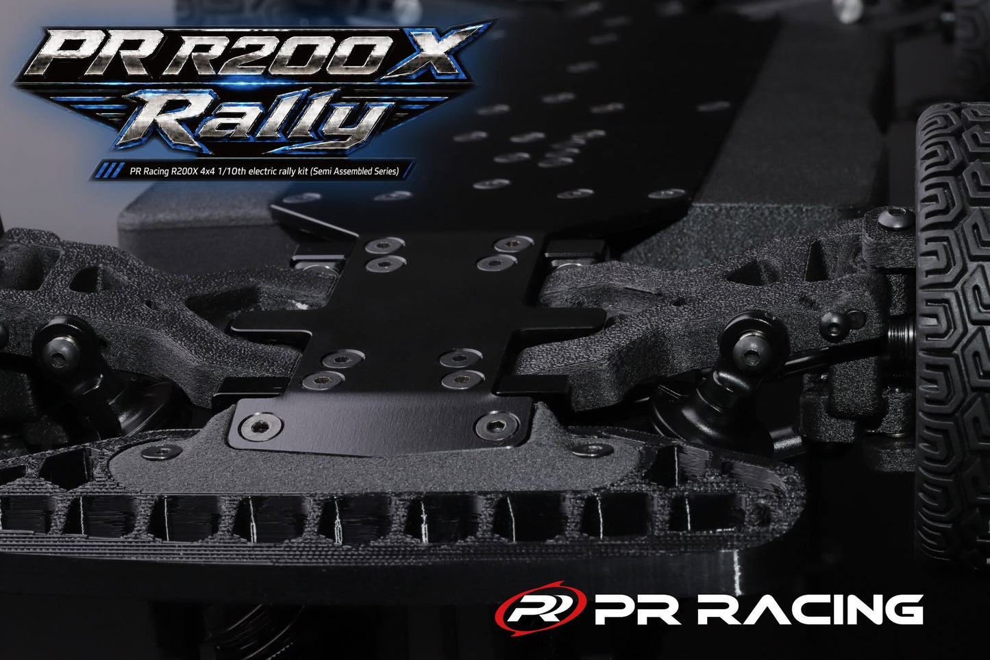 PRE ORDER 0500	55335022	PR Racing R200X 4x4 1/10th electric rally (Semi Assembled Series) (1)