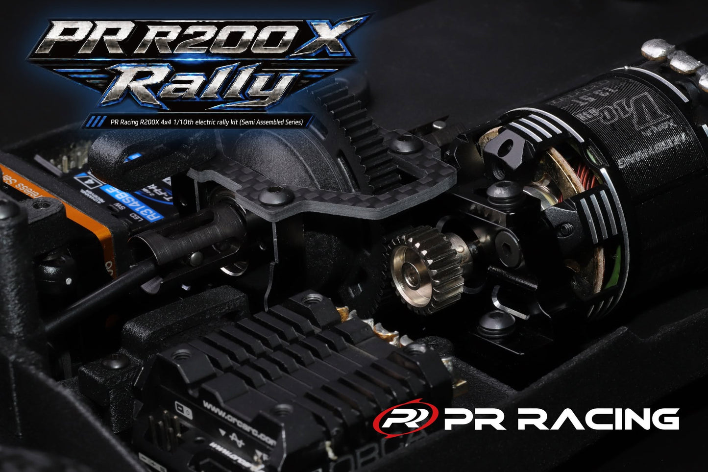 PRE ORDER 0500	55335022	PR Racing R200X 4x4 1/10th electric rally (Semi Assembled Series) (1)