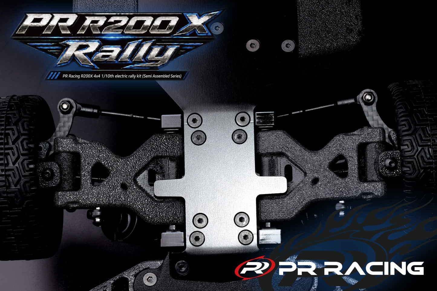 PRE ORDER 0500	55335022	PR Racing R200X 4x4 1/10th electric rally (Semi Assembled Series) (1)