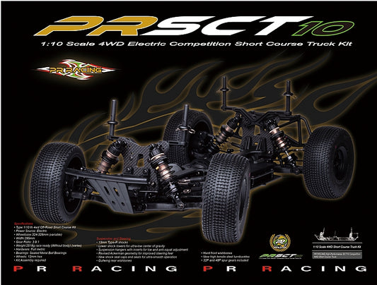 3417	KIT 69000045 KIT	PR SCT 10 4WD Short Course Kit (Gear Diff Version)