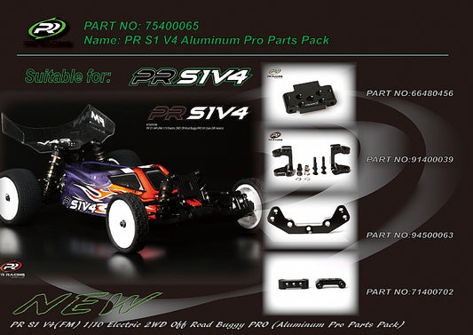 3223	75400065	PR S1 V4 Aluminum Pro Parts Pack (1)