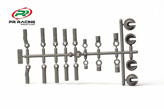 3467	77430036	Gray-Shock End & Spring Cup Set & Rod End  (2)