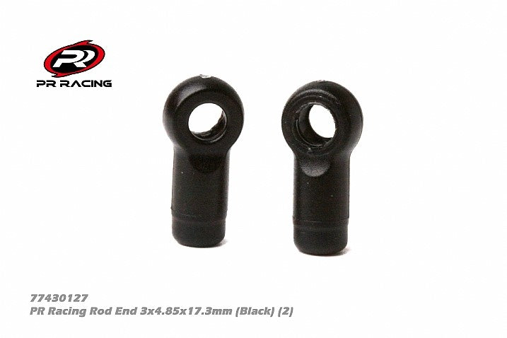 3259	77430127	PR Racing Rod End 3x4.85x17.3mm (Black) (2)
