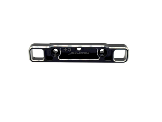 0190	SW338139-35	SWORKz S35-5 Series AL7075 Aluminum Rear Lower Fully Adjustable Toe-In Block (3.5degree)(RR)(SBK)