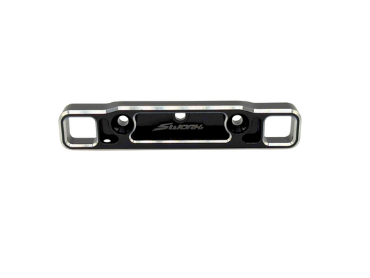 0169	SW338139	SWORKz S35-5 Series AL7075 Aluminum Rear Lower Fully Adjustable Toe-In Block (3degree)(RR)(SBK)