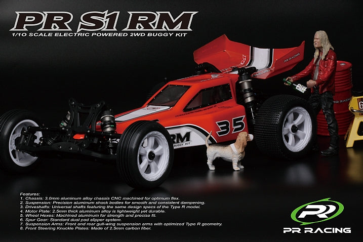 3217 PR Racing S1 RM 1/10th scale Electric 2wd Buggy Kit Rear Motor – ATC
